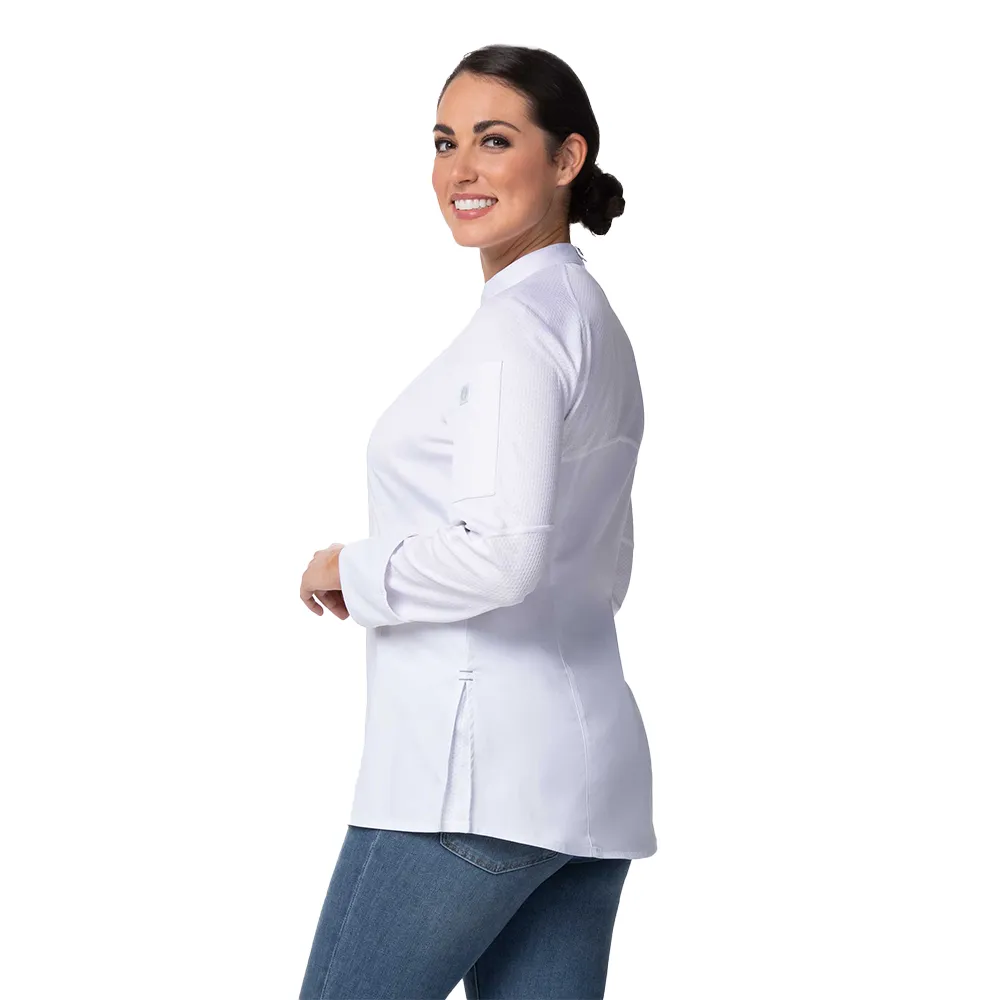 WOMEN NEPAL CHEF COAT - White