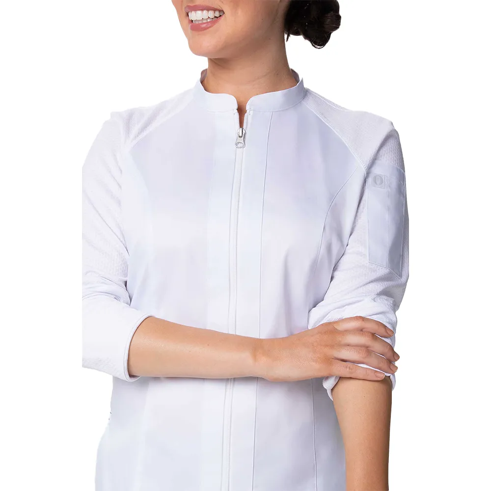 WOMEN NEPAL CHEF COAT - White