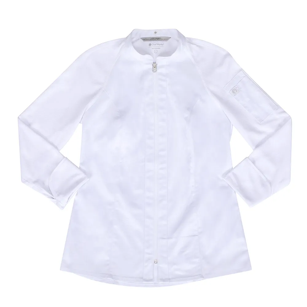 WOMEN NEPAL CHEF COAT - White