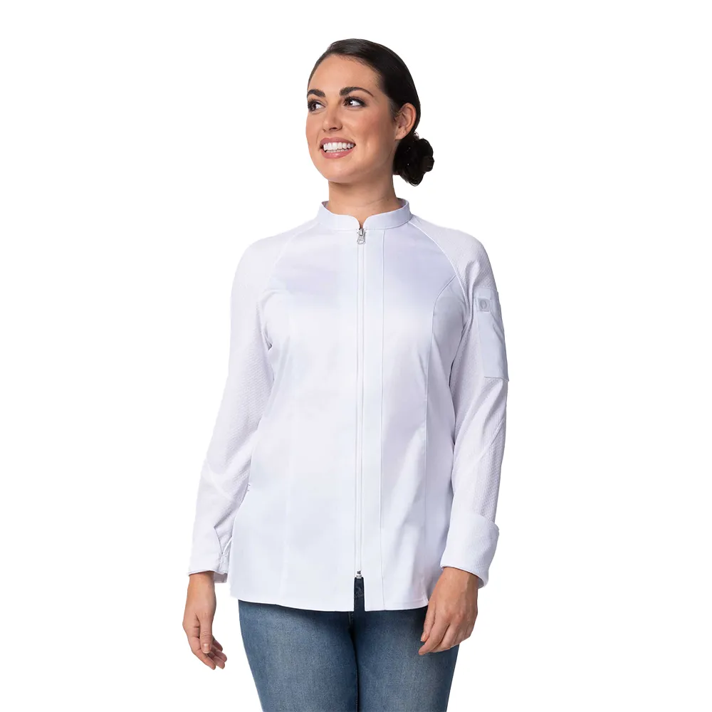 WOMEN NEPAL CHEF COAT - White