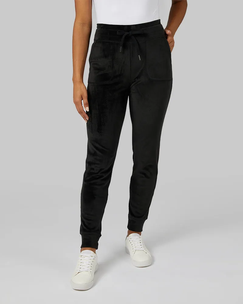 WOMEN'S SOFT VELOUR JOGGER