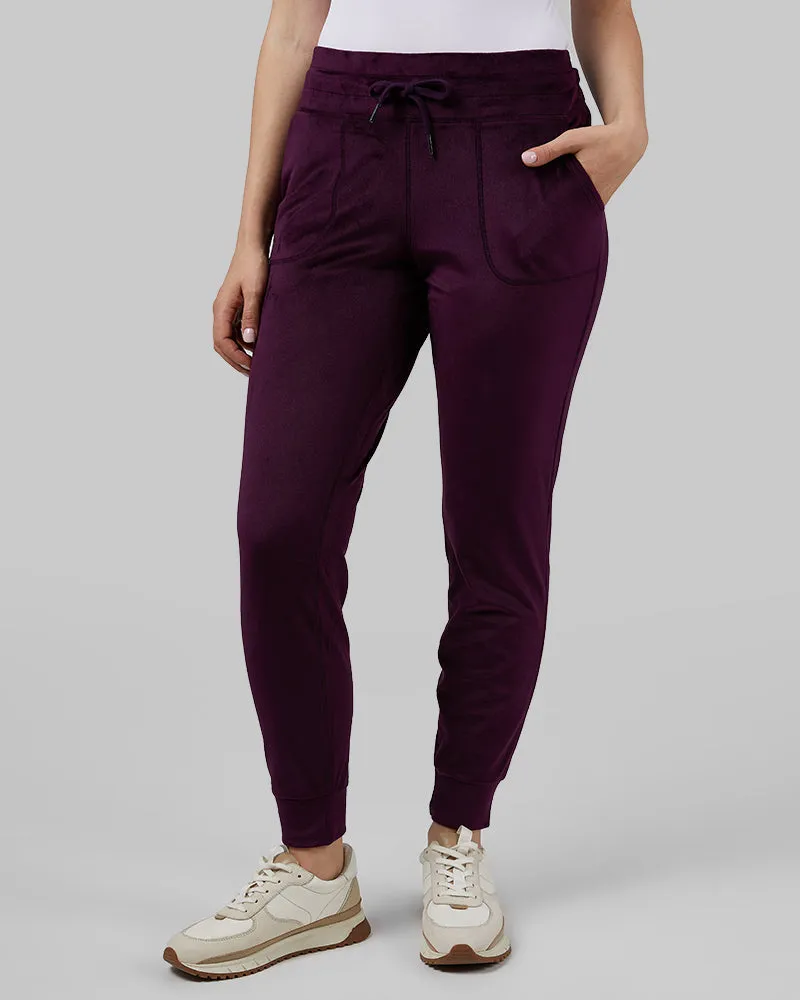 WOMEN'S SOFT VELOUR JOGGER