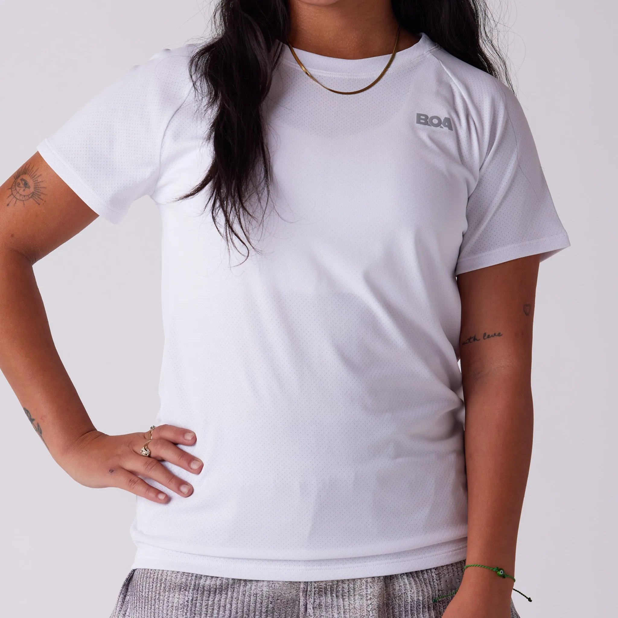 Women's Vapor Lite Tempo SS Tee - White