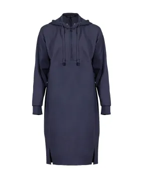 Zip Front Stretch Hoodie Dress